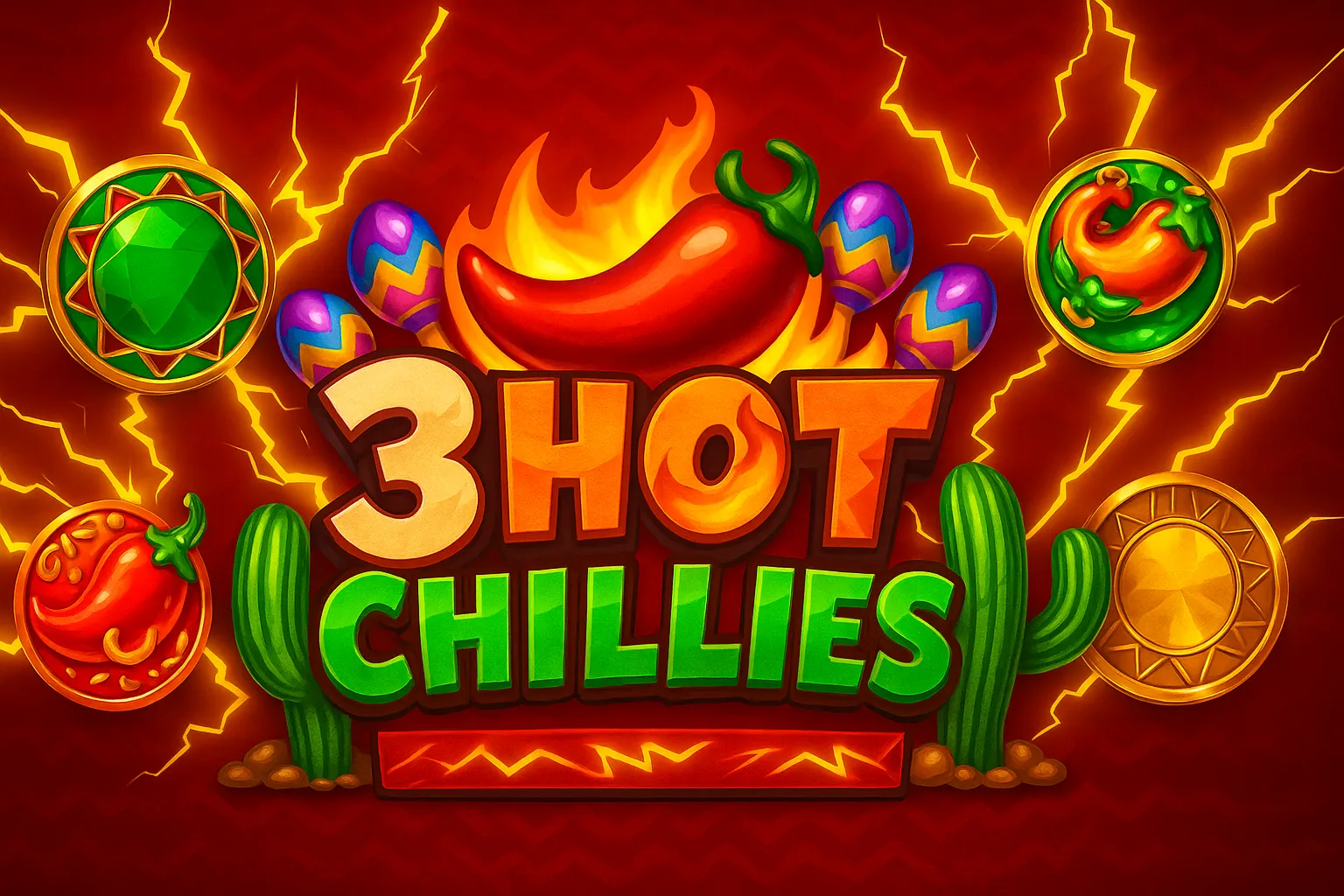 3 hot chillies